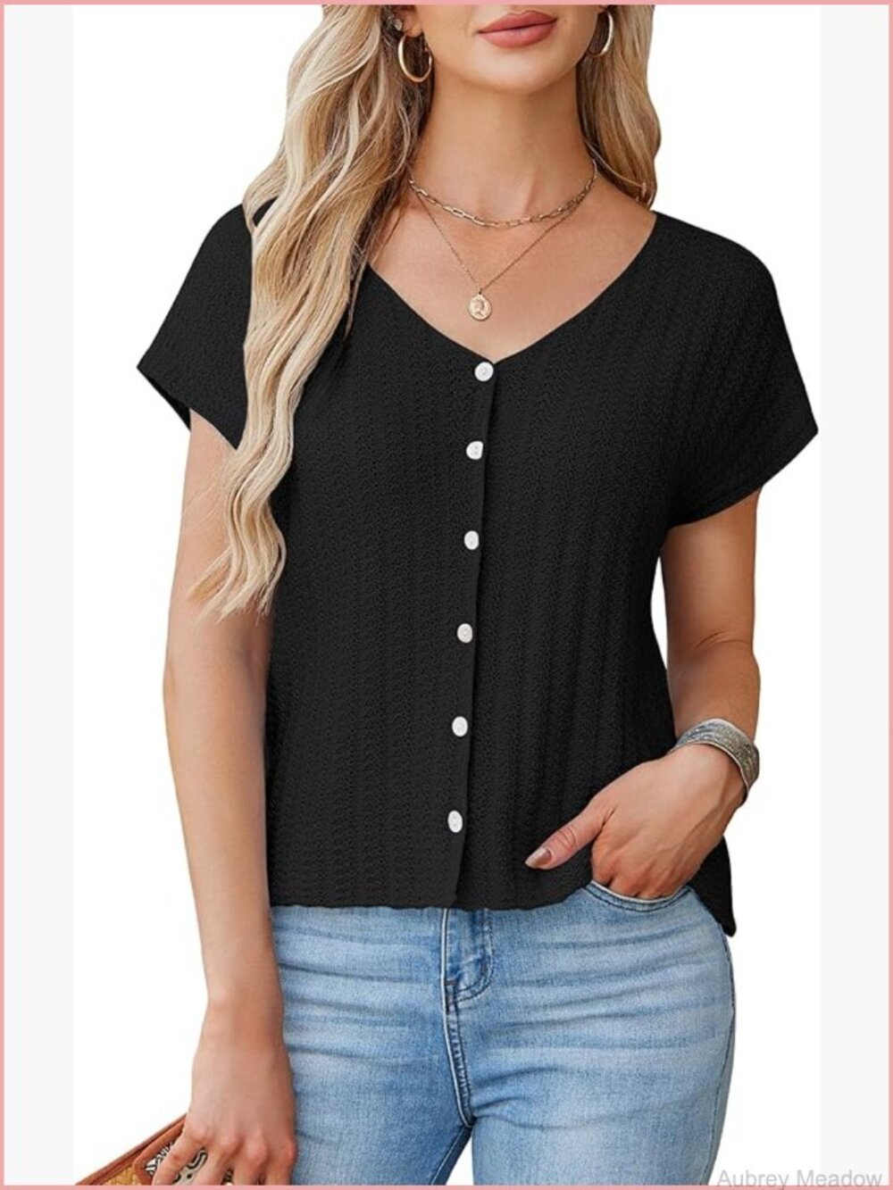 Batwing Sleeve Crochet Knit Cardigan Sweater Vest Button Down V Neck